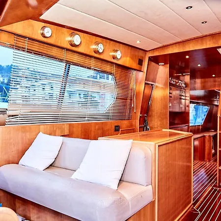Luxury Yacht On Bosphorus
